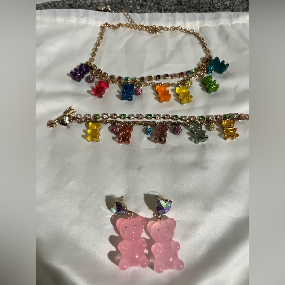 Betsey Johnson Gummy Bear Set. worn one time to the Taylor Swift Eras Tour LOVER